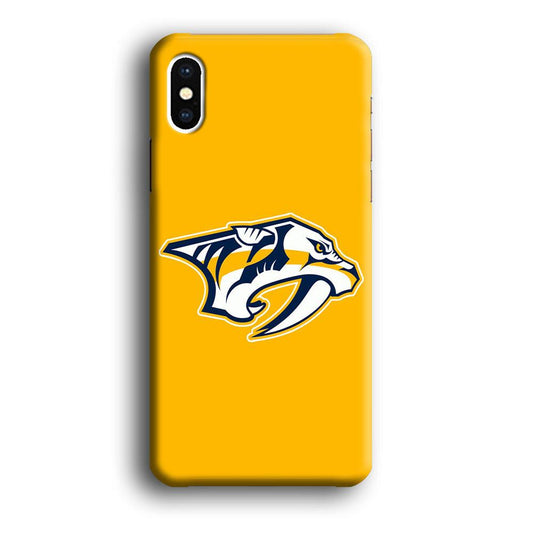 Hockey Nashville Predators NHL 002 iPhone X Case-Plastic / Full Wrap (3D Case)-Xtracase