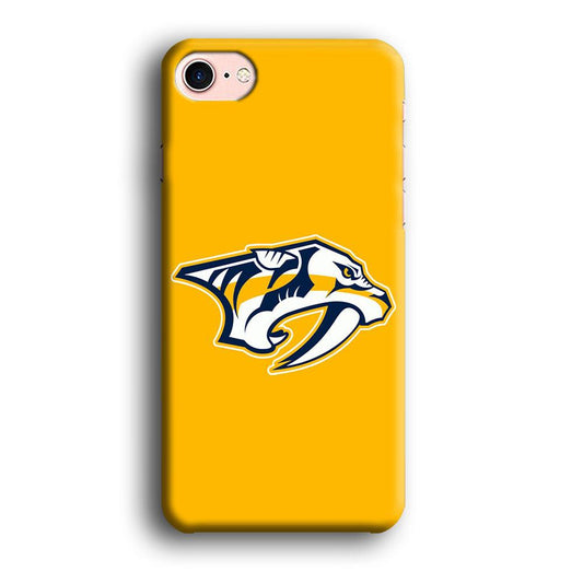 Hockey Nashville Predators NHL 002 iPhone 8 Case-Plastic / Full Wrap (3D Case)-Xtracase