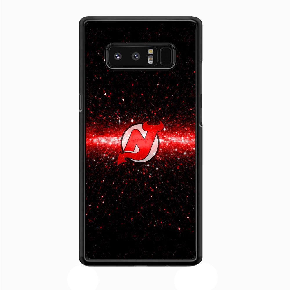 Hockey New Jersey Devils NHL 001 Samsung Galaxy Note 8 Case-Plastic / Full Wrap (3D Case)-Xtracase