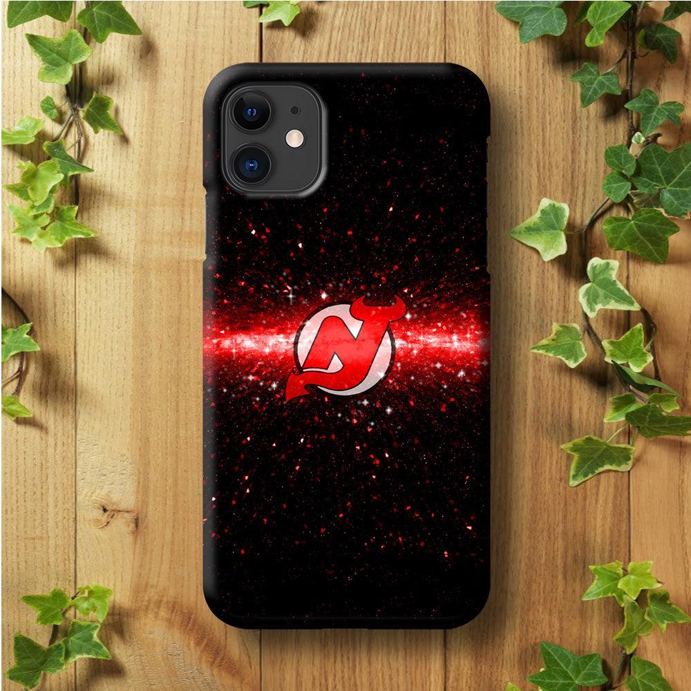 Hockey New Jersey Devils NHL 001 iPhone 11 Case-Plastic / Full Wrap (3D Case)-Xtracase