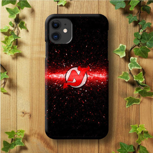 Hockey New Jersey Devils NHL 001 iPhone 11 Case-Plastic / Full Wrap (3D Case)-Xtracase