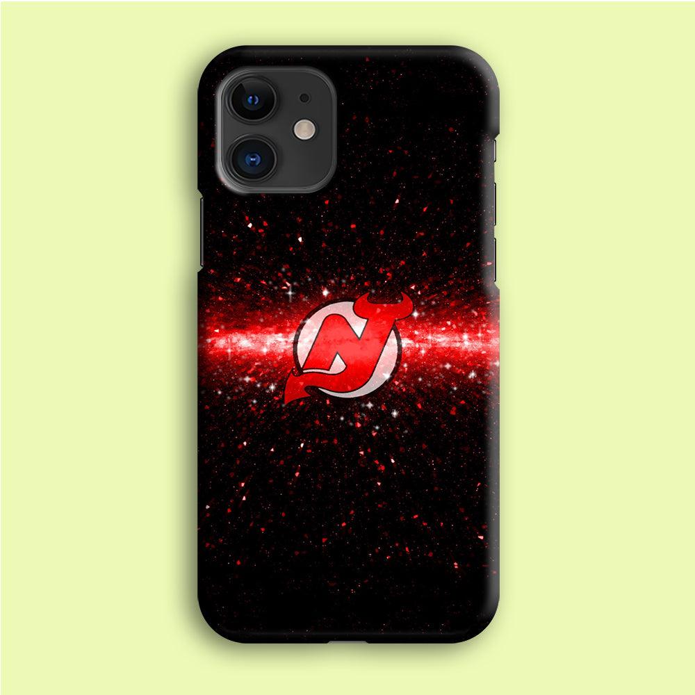 Hockey New Jersey Devils NHL 001 iPhone 12 Mini Case-Plastic / Full Wrap (3D Case)-Xtracase