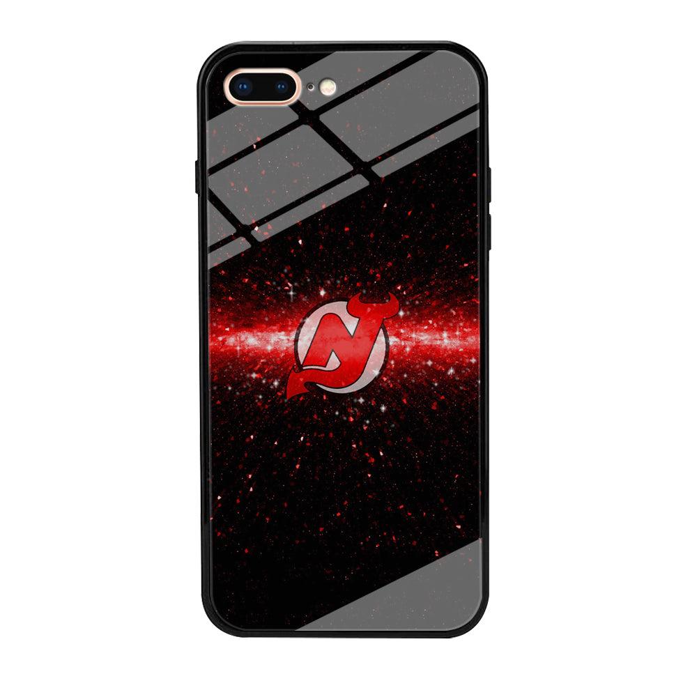 Hockey New Jersey Devils NHL 001 iPhone 8 Plus Case-Tempered Glass Case-Xtracase