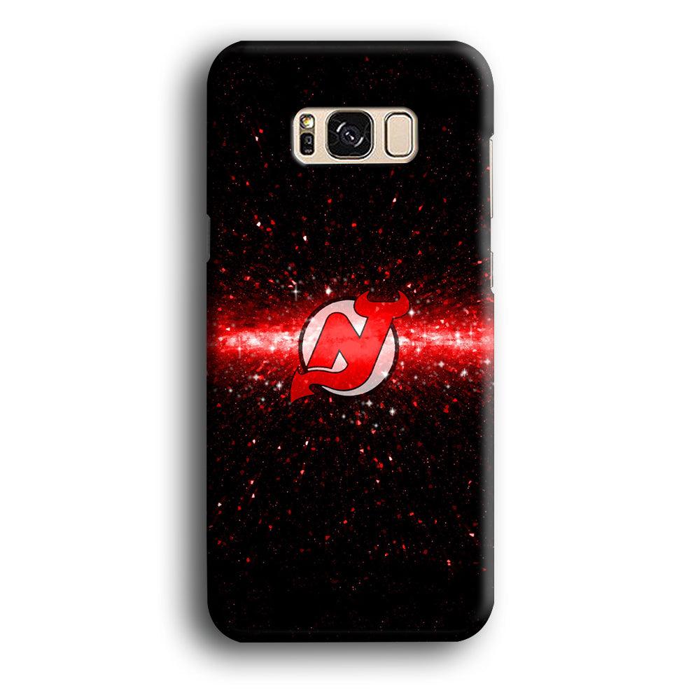 Hockey New Jersey Devils NHL 001 Samsung Galaxy S8 Case-Plastic / Full Wrap (3D Case)-Xtracase