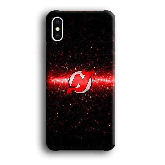 Hockey New Jersey Devils NHL 001 iPhone X Case-Plastic / Full Wrap (3D Case)-Xtracase