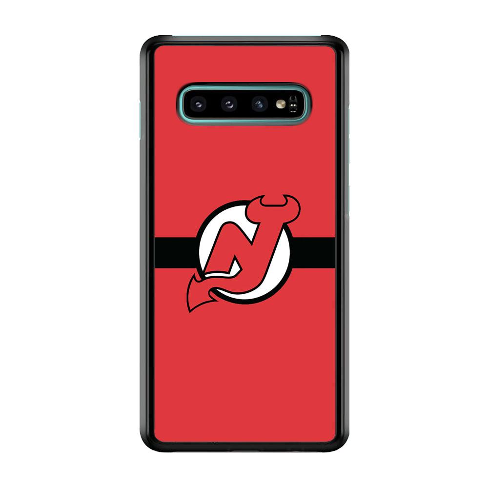 Hockey New Jersey Devils NHL 002 Samsung Galaxy S10 Case-Plastic / Full Wrap (3D Case)-Xtracase