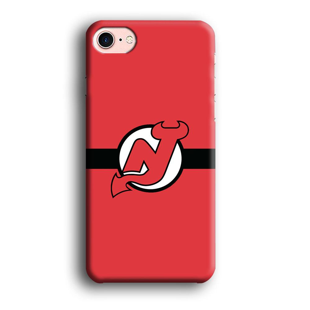 Hockey New Jersey Devils NHL 002 iPhone SE 2020 Case-Plastic / Full Wrap (3D Case)-Xtracase