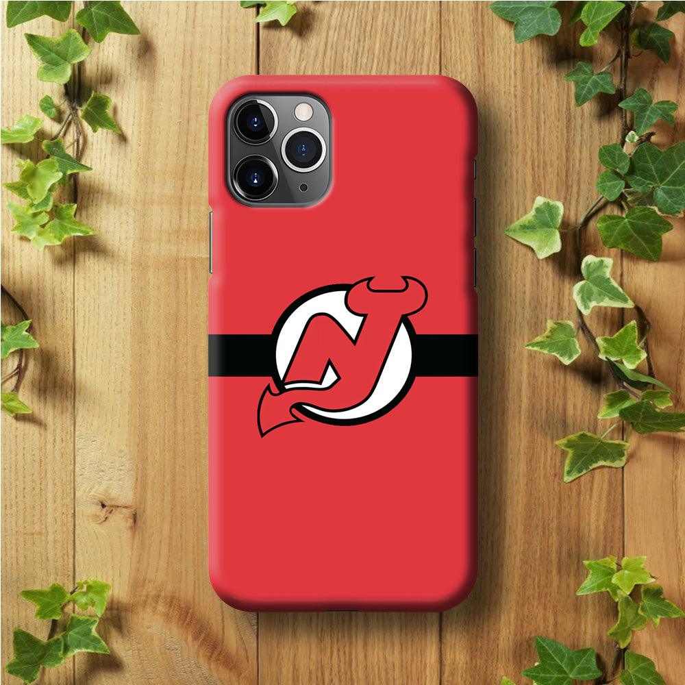 Hockey New Jersey Devils NHL 002 iPhone 11 Pro Case-Plastic / Full Wrap (3D Case)-Xtracase