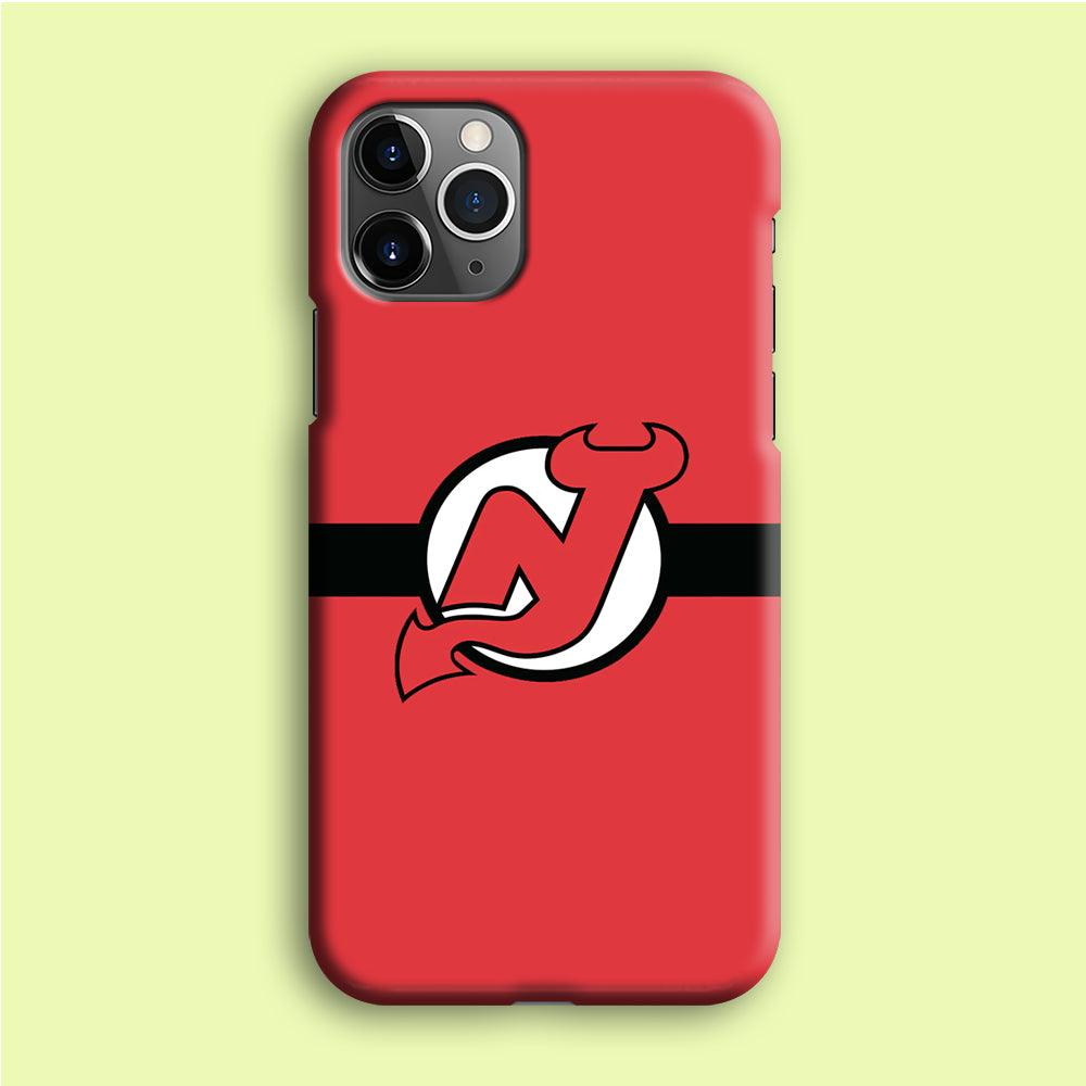 Hockey New Jersey Devils NHL 002 iPhone 12 Pro Max Case-Plastic / Full Wrap (3D Case)-Xtracase