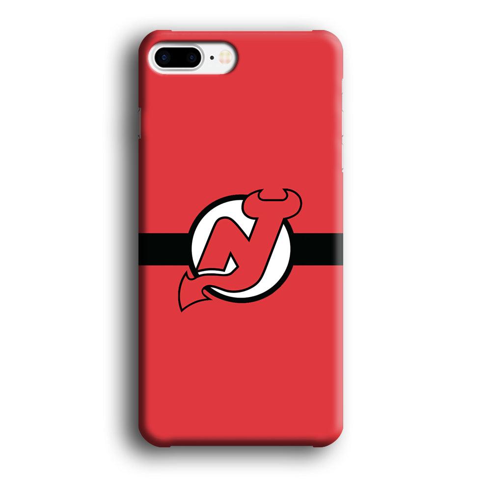 Hockey New Jersey Devils NHL 002 iPhone 8 Plus Case-Plastic / Full Wrap (3D Case)-Xtracase