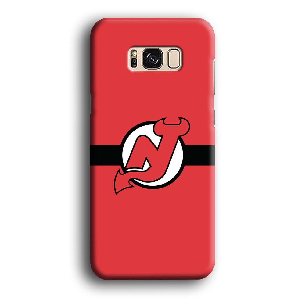 Hockey New Jersey Devils NHL 002 Samsung Galaxy S8 Case-Plastic / Full Wrap (3D Case)-Xtracase