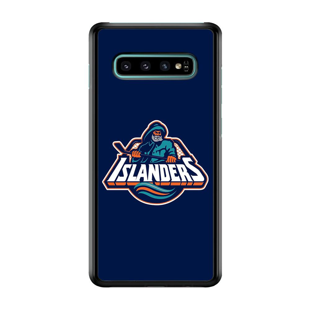 Hockey New York Islanders NHL 001 Samsung Galaxy S10 Plus Case-Plastic / Full Wrap (3D Case)-Xtracase