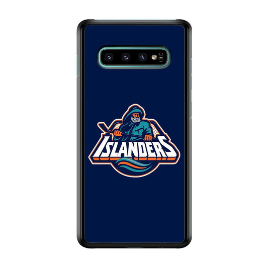 Hockey New York Islanders NHL 001 Samsung Galaxy S10 Case-Plastic / Full Wrap (3D Case)-Xtracase