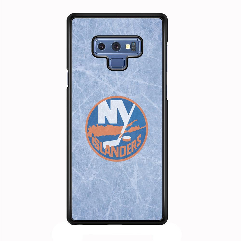 Hockey New York Islanders NHL 002 Samsung Galaxy Note 9 Case-Plastic / Full Wrap (3D Case)-Xtracase