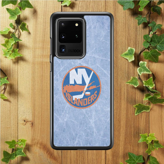 Hockey New York Islanders NHL 002 Samsung Galaxy S20 Ultra Case-Plastic / Full Wrap (3D Case)-Xtracase