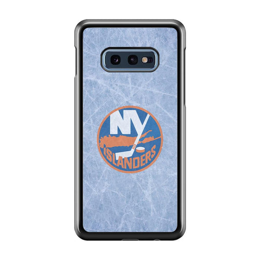 Hockey New York Islanders NHL 002 Samsung Galaxy S10E Case-Plastic / Full Wrap (3D Case)-Xtracase