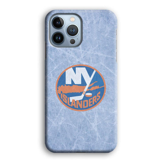 Hockey New York Islanders NHL 002 iPhone 13 Pro Case-Plastic / Full Wrap (3D Case)-Xtracase