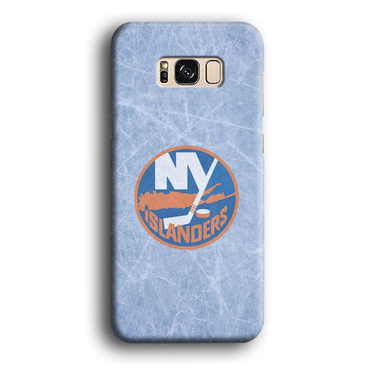 Hockey New York Islanders NHL 002 Samsung Galaxy S8 Case-Plastic / Full Wrap (3D Case)-Xtracase