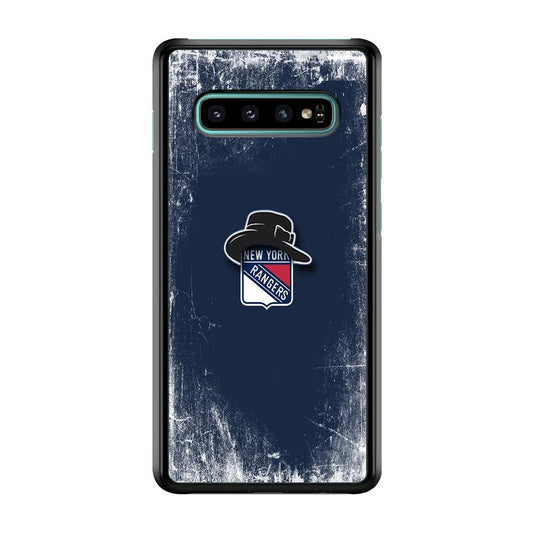 Hockey New York Rangers NHL 001 Samsung Galaxy S10 Case-Plastic / Full Wrap (3D Case)-Xtracase
