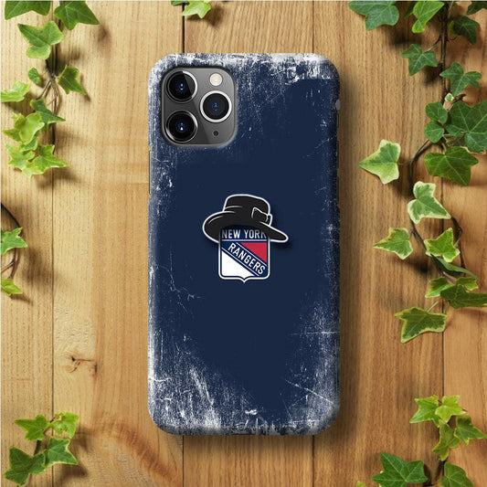 Hockey New York Rangers NHL 001 iPhone 11 Pro Case-Plastic / Full Wrap (3D Case)-Xtracase