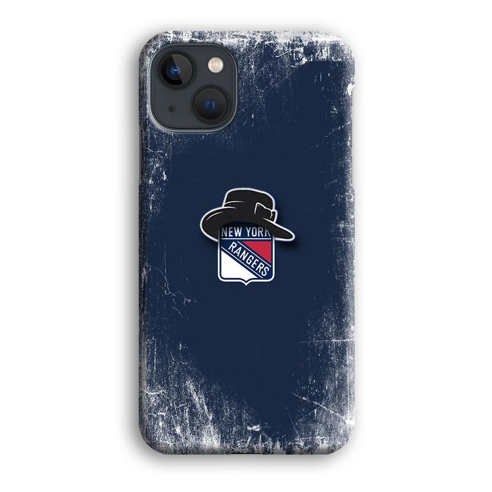 Hockey New York Rangers NHL 001 iPhone 13 Case-Plastic / Full Wrap (3D Case)-Xtracase
