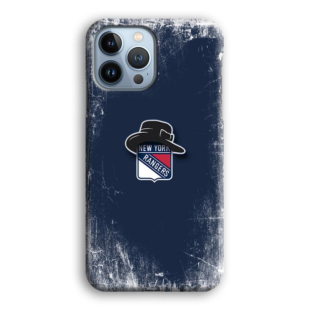 Hockey New York Rangers NHL 001 iPhone 13 Pro Case-Plastic / Full Wrap (3D Case)-Xtracase