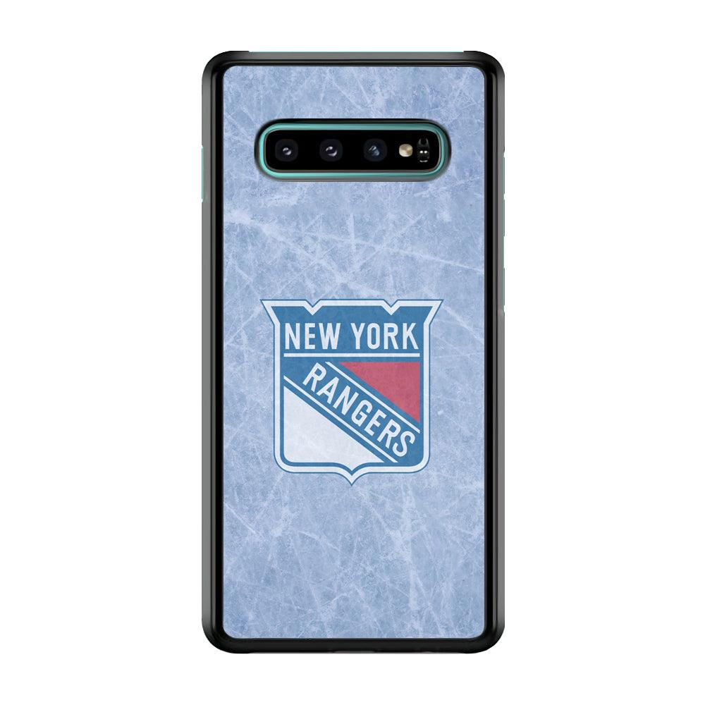 Hockey New York Rangers NHL 002 Samsung Galaxy S10 Case-Plastic / Full Wrap (3D Case)-Xtracase