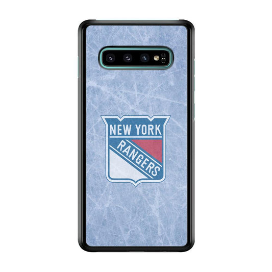 Hockey New York Rangers NHL 002 Samsung Galaxy S10 Case-Plastic / Full Wrap (3D Case)-Xtracase