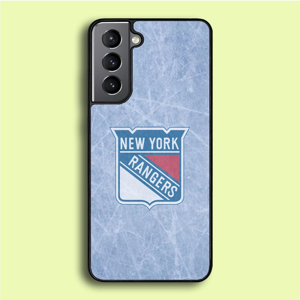 Hockey New York Rangers NHL 002 Samsung Galaxy A16 Case-Rubber / Black (2D Case)-Xtracase