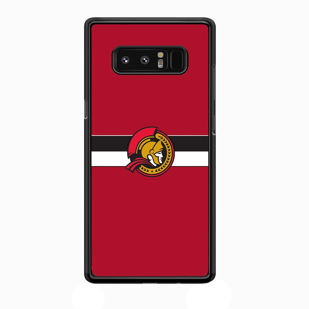 Hockey Ottawa Senators NHL 001 Samsung Galaxy Note 8 Case-Plastic / Full Wrap (3D Case)-Xtracase