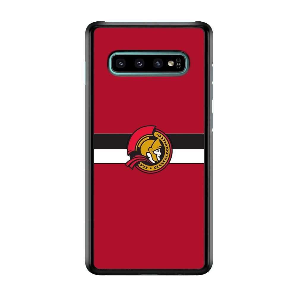 Hockey Ottawa Senators NHL 001 Samsung Galaxy S10 Case-Plastic / Full Wrap (3D Case)-Xtracase