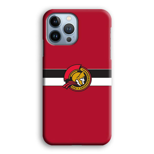 Hockey Ottawa Senators NHL 001 iPhone 13 Pro Max Case-Plastic / Full Wrap (3D Case)-Xtracase