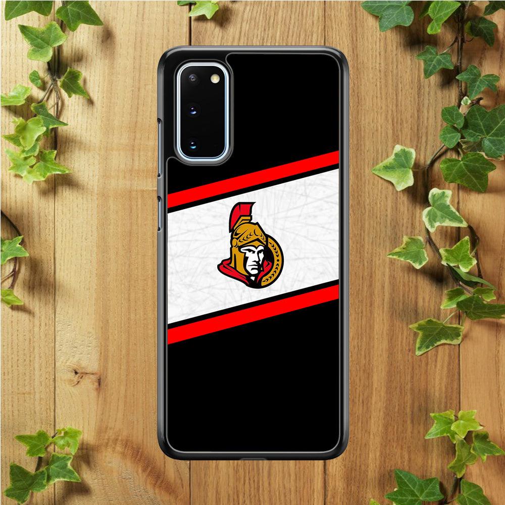 Hockey Ottawa Senators NHL 002 Samsung Galaxy S20 Case-Plastic / Full Wrap (3D Case)-Xtracase