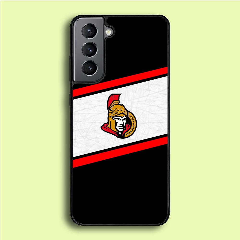 Hockey Ottawa Senators NHL 002 Samsung Galaxy A16 Case-Rubber / Black (2D Case)-Xtracase