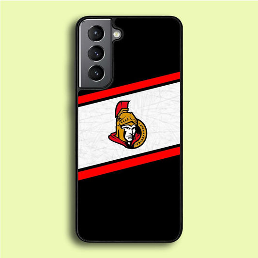 Hockey Ottawa Senators NHL 002 Samsung Galaxy A16 Case-Rubber / Black (2D Case)-Xtracase