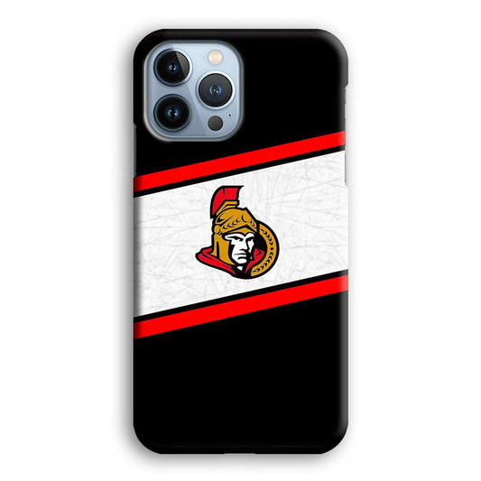 Hockey Ottawa Senators NHL 002 iPhone 13 Pro Case-Plastic / Full Wrap (3D Case)-Xtracase