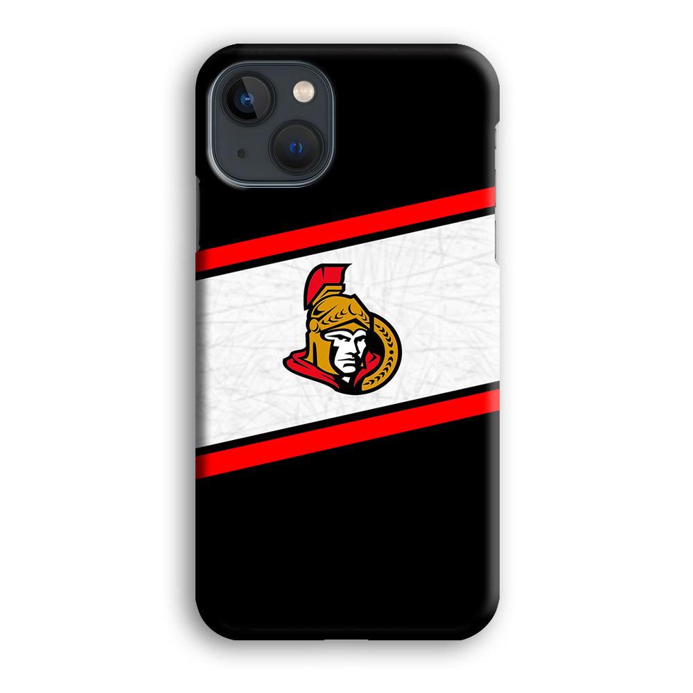 Hockey Ottawa Senators NHL 002 iPhone 13 Case-Plastic / Full Wrap (3D Case)-Xtracase