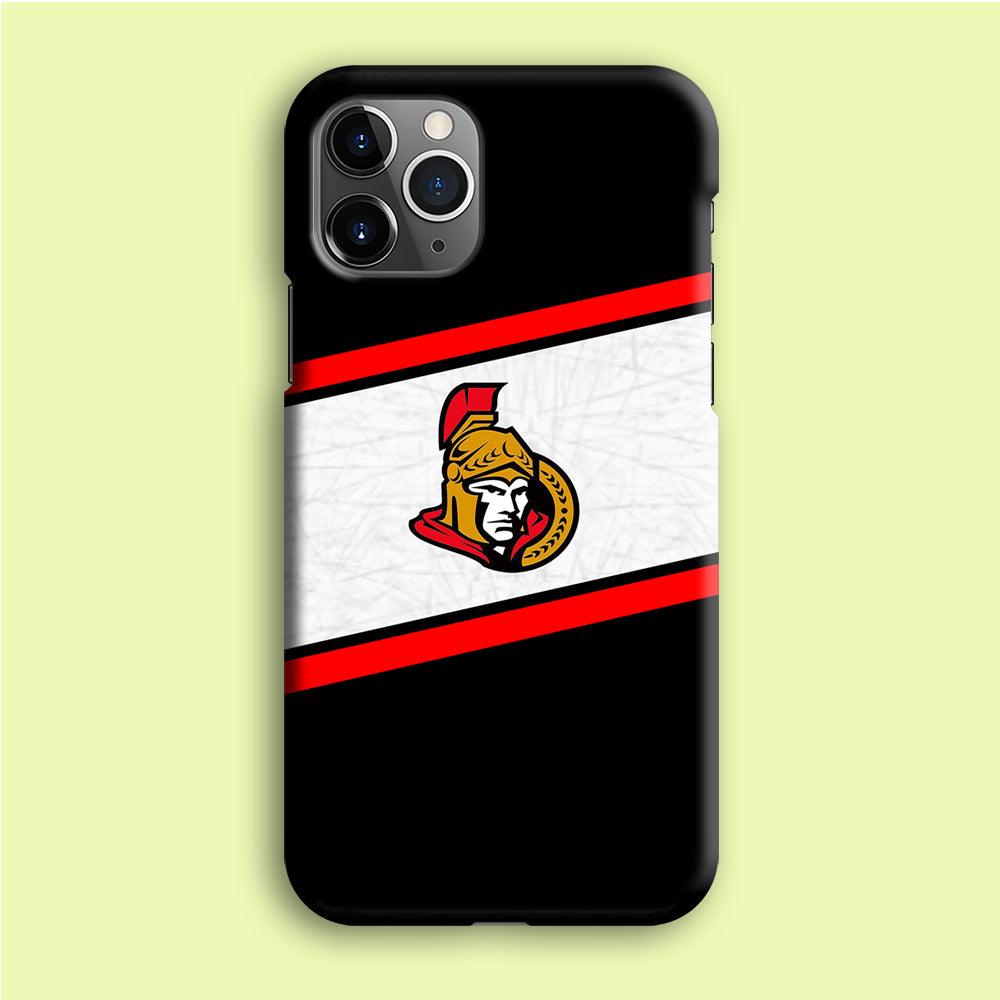 Hockey Ottawa Senators NHL 002 iPhone 12 Pro Max Case-Plastic / Full Wrap (3D Case)-Xtracase
