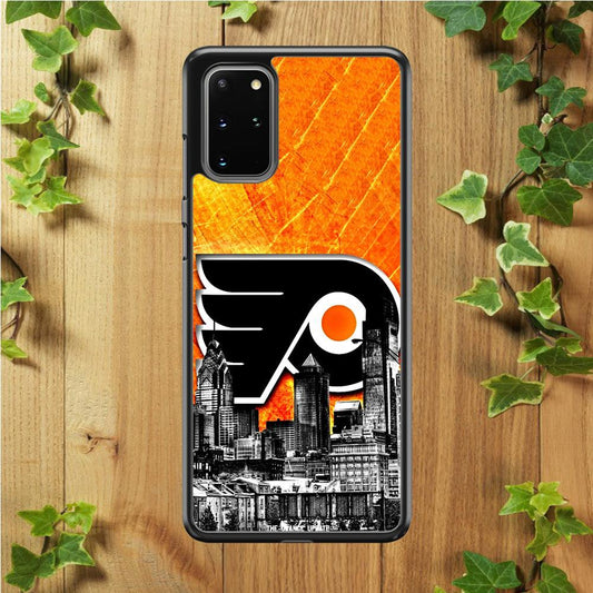 Hockey Philadelphia Flyers NHL 001 Samsung Galaxy S20 Plus Case-Rubber / White (2D Case)-Xtracase