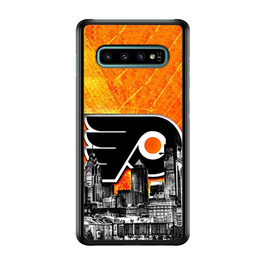 Hockey Philadelphia Flyers NHL 001 Samsung Galaxy S10 Case-Plastic / Full Wrap (3D Case)-Xtracase
