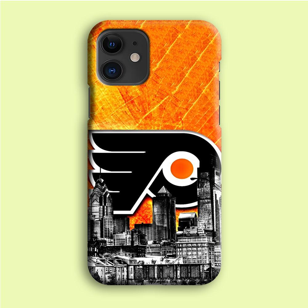 Hockey Philadelphia Flyers NHL 001 iPhone 12 Mini Case-Plastic / Full Wrap (3D Case)-Xtracase