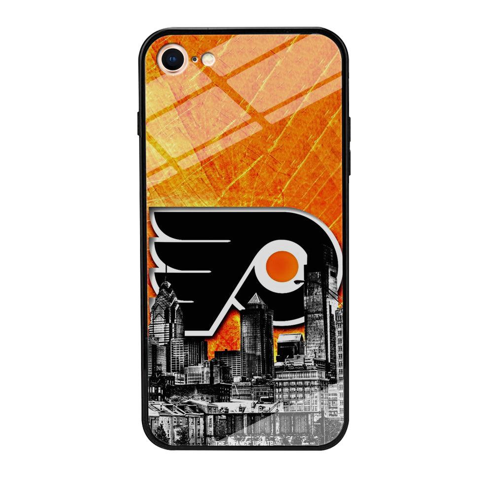 Hockey Philadelphia Flyers NHL 001 iPhone 7 Case-Tempered Glass Case-Xtracase