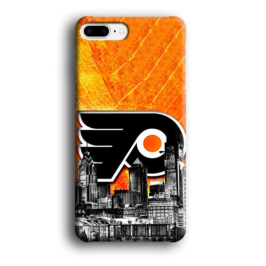 Hockey Philadelphia Flyers NHL 001 iPhone 8 Plus Case-Plastic / Full Wrap (3D Case)-Xtracase