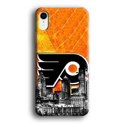 Hockey Philadelphia Flyers NHL 001 iPhone XR Case-Plastic / Full Wrap (3D Case)-Xtracase