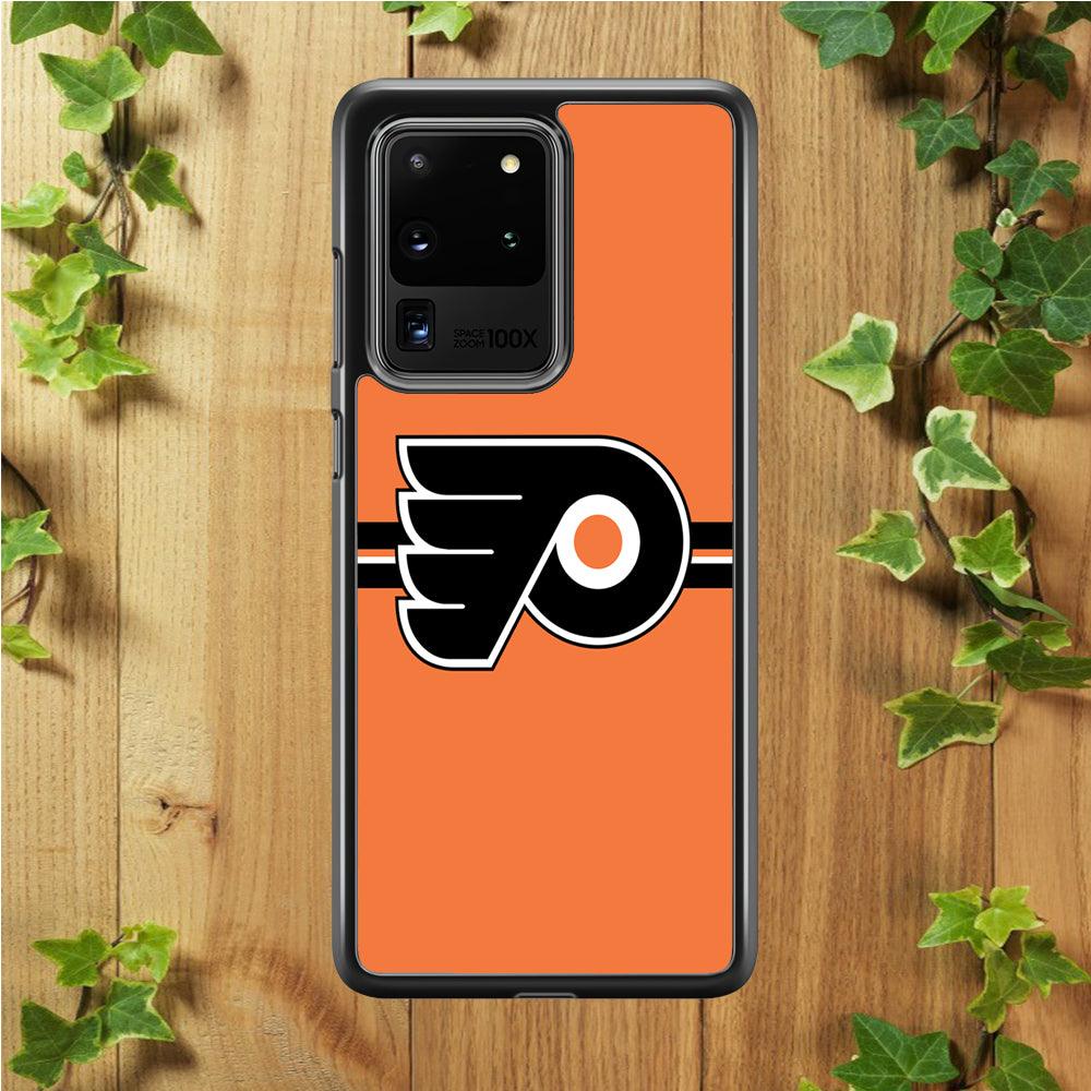 Hockey Philadelphia Flyers NHL 002 Samsung Galaxy S20 Ultra Case-Rubber / Black (2D Case)-Xtracase