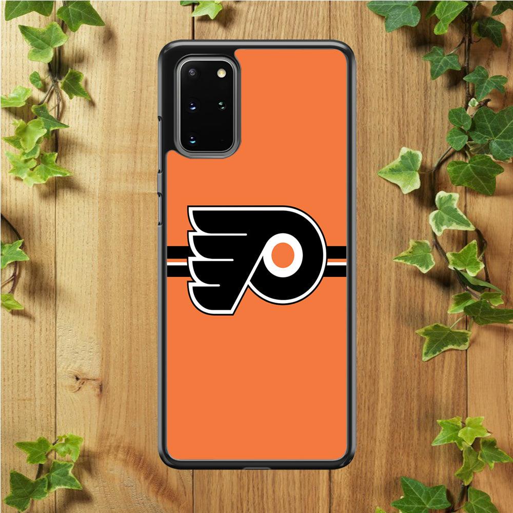 Hockey Philadelphia Flyers NHL 002 Samsung Galaxy S20 Plus Case-Rubber / Black (2D Case)-Xtracase