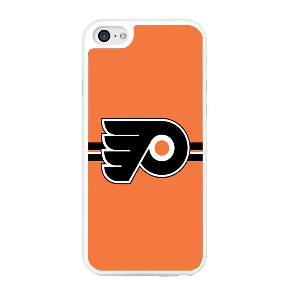 Hockey Philadelphia Flyers NHL 002 iPhone 6 Plus | 6s Plus Case-Rubber / White (2D Case)-Xtracase