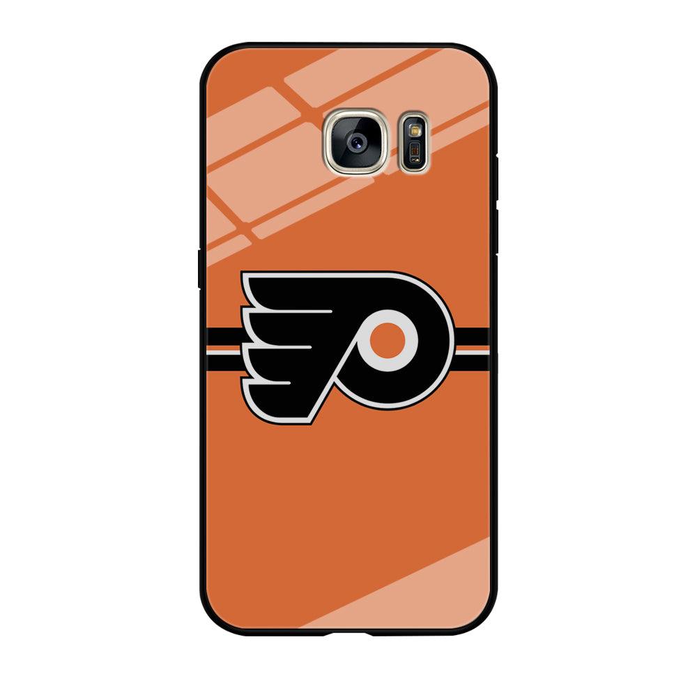 Hockey Philadelphia Flyers NHL 002 Samsung Galaxy S7 Case-Tempered Glass Case-Xtracase