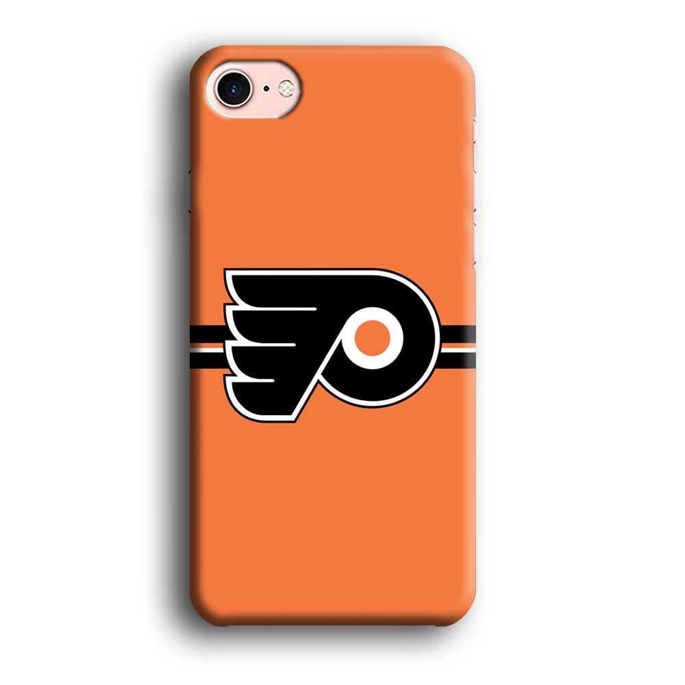 Hockey Philadelphia Flyers NHL 002 iPhone 8 Case-Plastic / Full Wrap (3D Case)-Xtracase