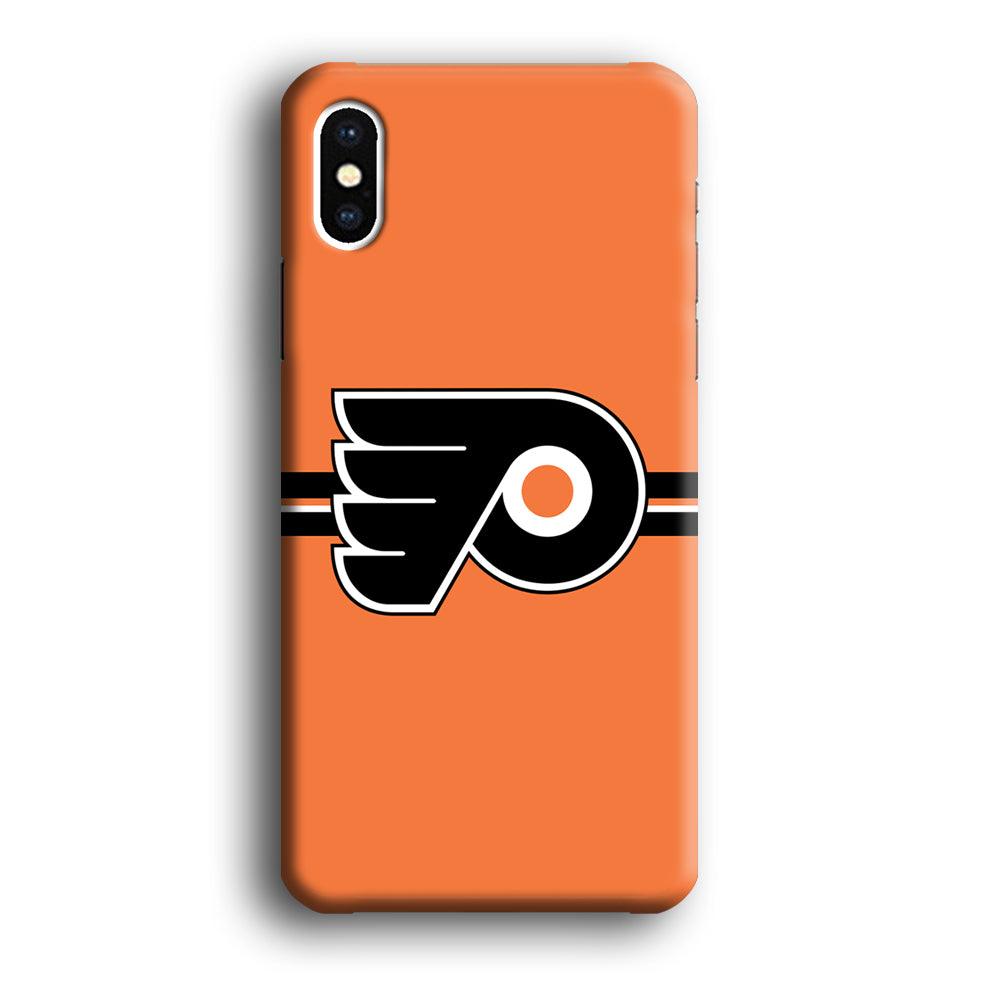 Hockey Philadelphia Flyers NHL 002 iPhone X Case-Plastic / Full Wrap (3D Case)-Xtracase